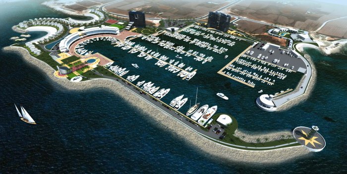 New marina at Agia Napa